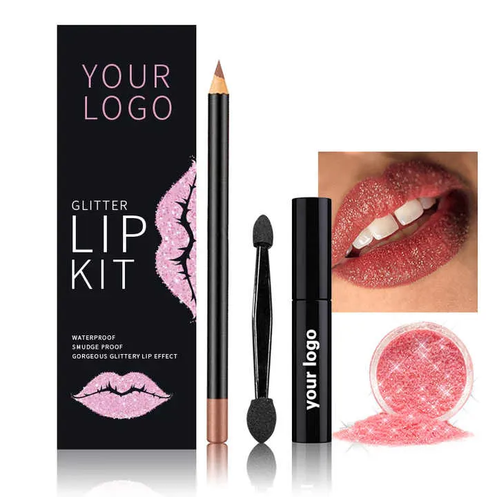 مجموعة ملمع الشفاه اللامعة-Glossy Lip Gloss Set