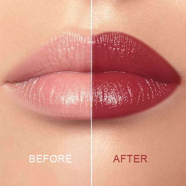 مكياج نباتي أحمر شفاه غير لامع مقاوم للماءMakeup Waterproof Matte Lipstick