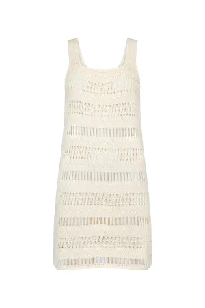 COASTAL SHORES DRESS - OFFWHITE