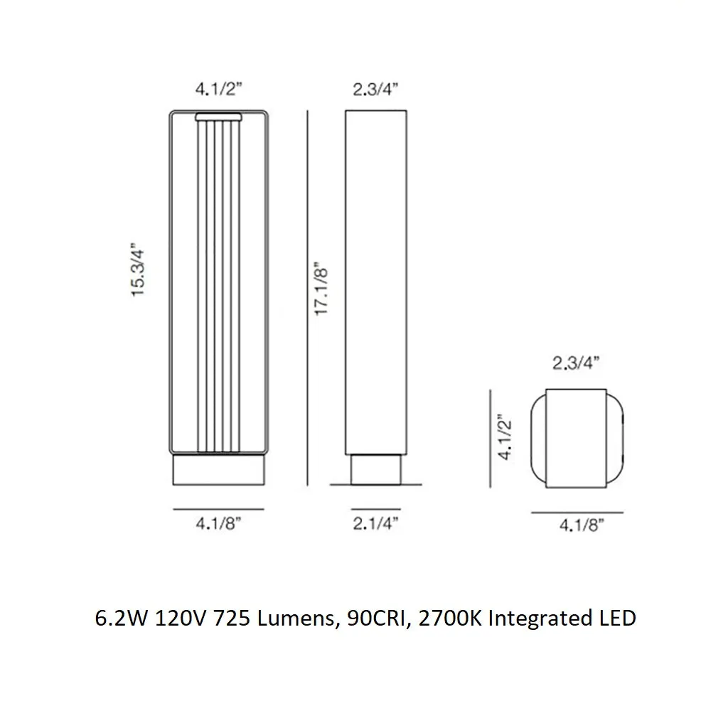 Frame Outdoor Bollard Light