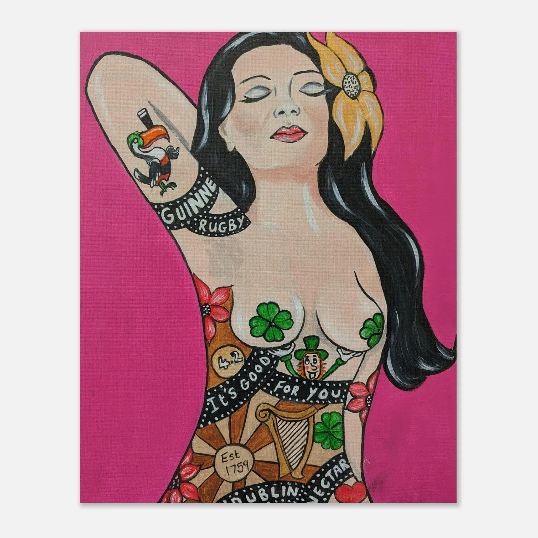 Irish Stout Girl - Prints