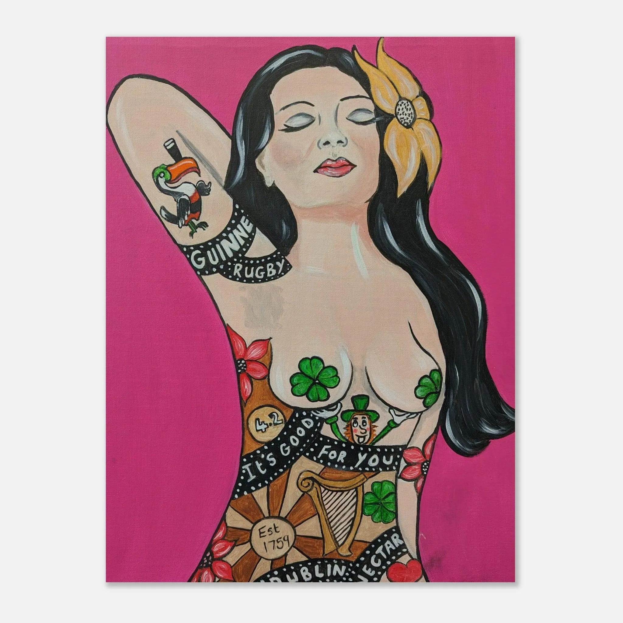 Irish Stout Girl - Prints