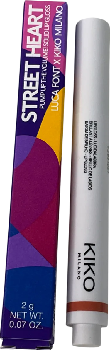 kiko Street Heart Pump Up The Volume! Solid Lip Gloss 02 2g