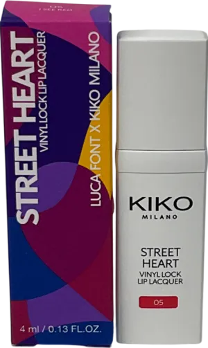 kiko Street Heart Vinyl Lock Lip Lacquer 05 4 ml