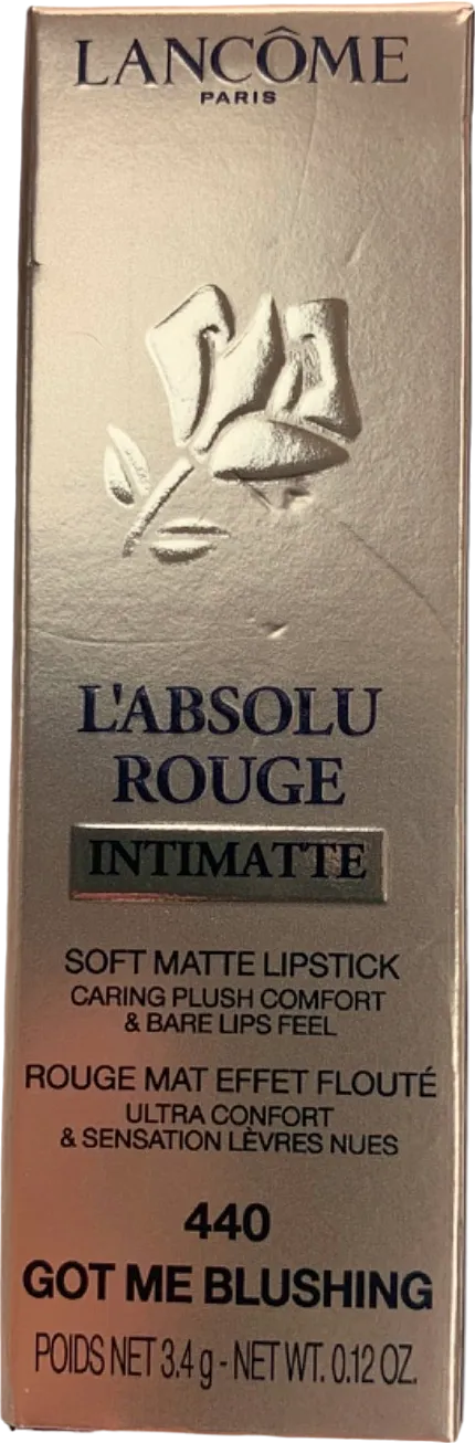 Lancme L'Absolu Rouge Intimatte Lipstick Got Me Blushing 3.4g