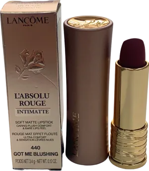 Lancme L'Absolu Rouge Intimatte Lipstick Got Me Blushing 3.4g