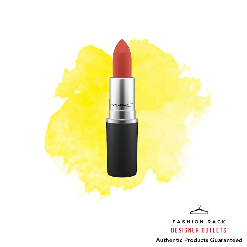 MAC Powder Kiss Lipstick Devoted To Chili 3G