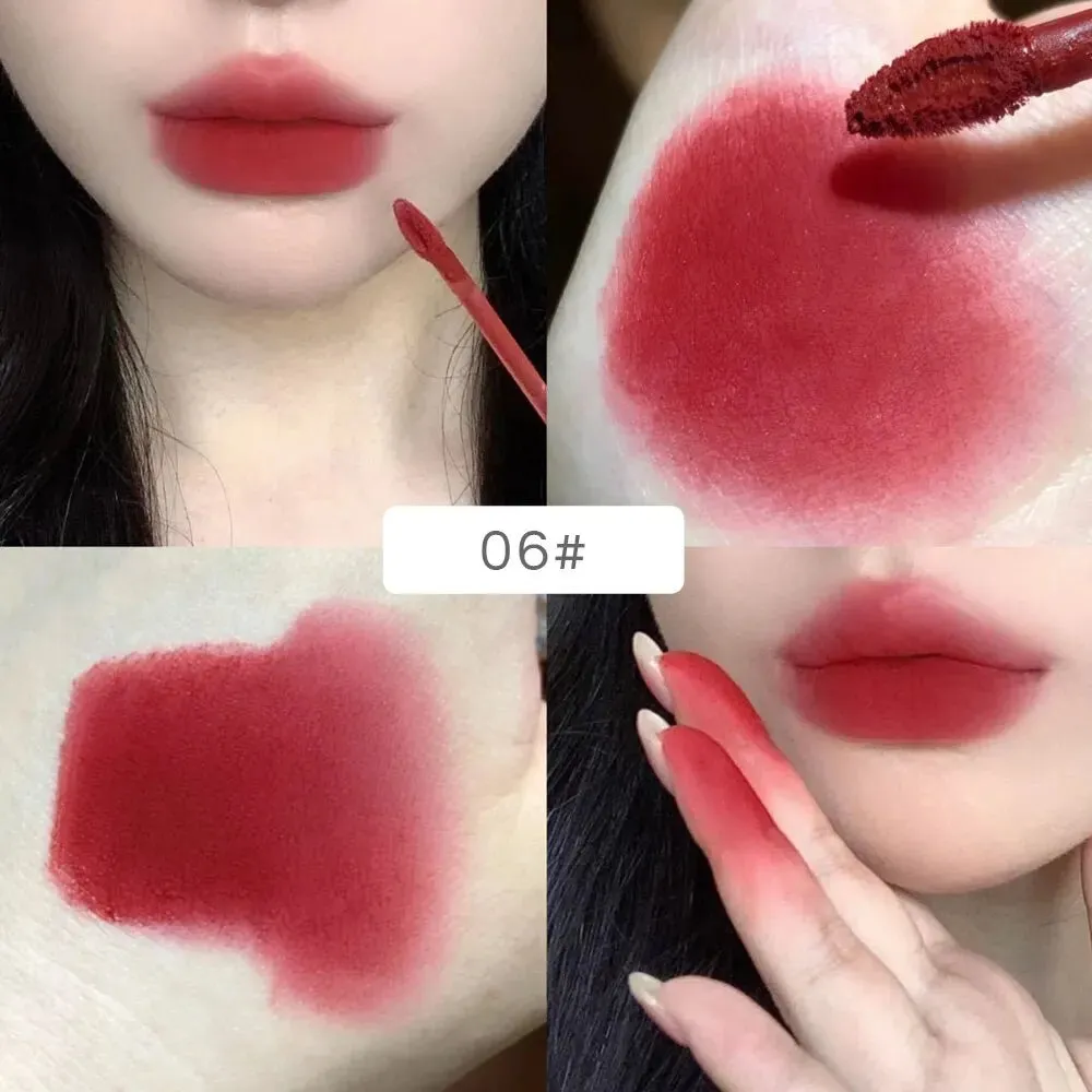 Matte Lip Glaze  Velvet Clay Long-Lasting Color