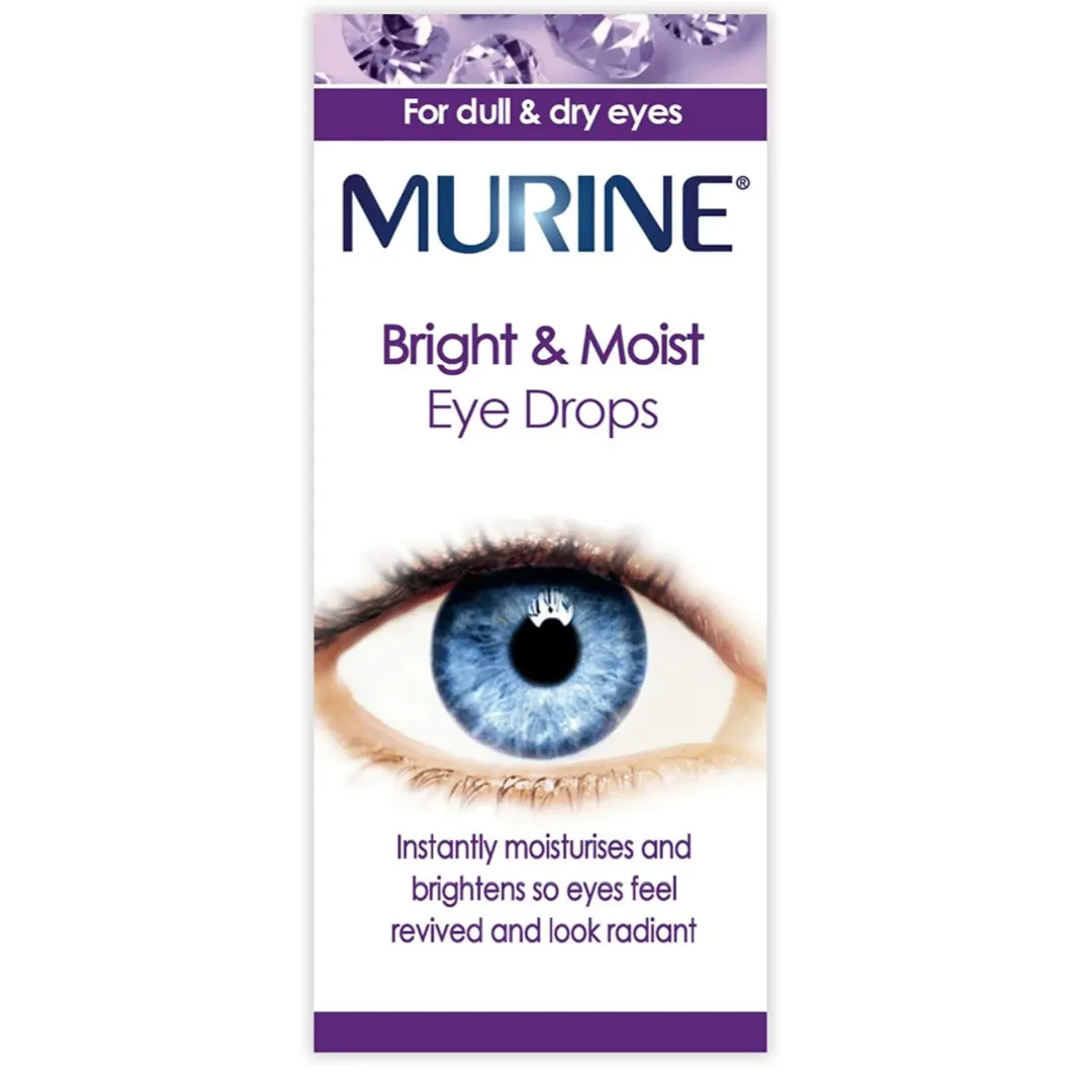 Murine Bright & Moist Eye Drops - 15ml (A)