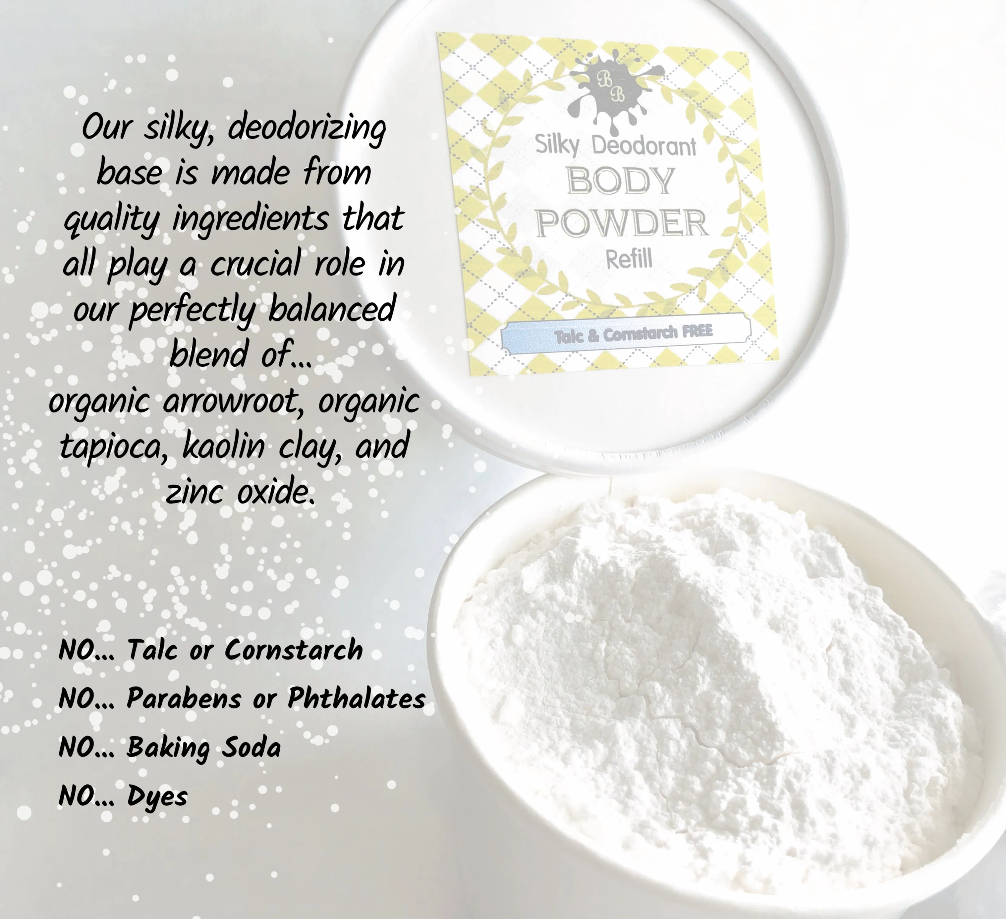 MYSTERY Body Powder, 5oz refill - Pick a Scent, LIMITED TIME