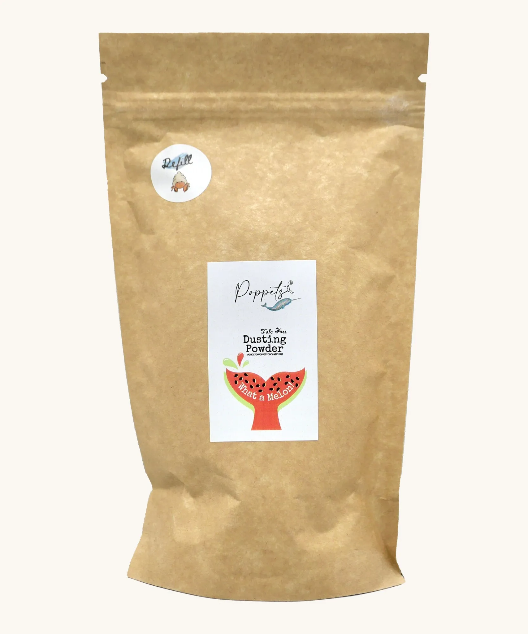 Poppets Talc Free Baby Powder Refill Pouch - 160g