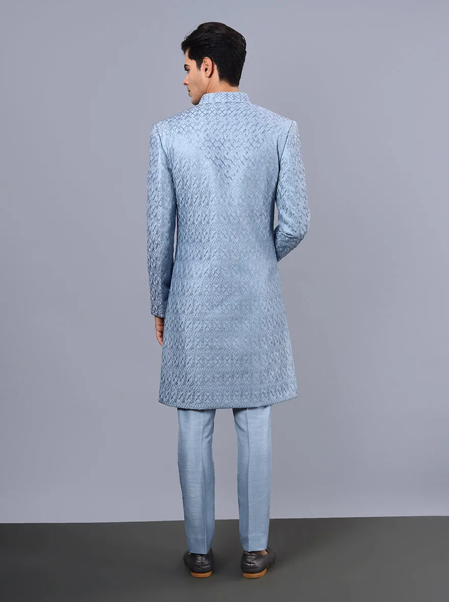 Powder Blue Indowestern | TULA