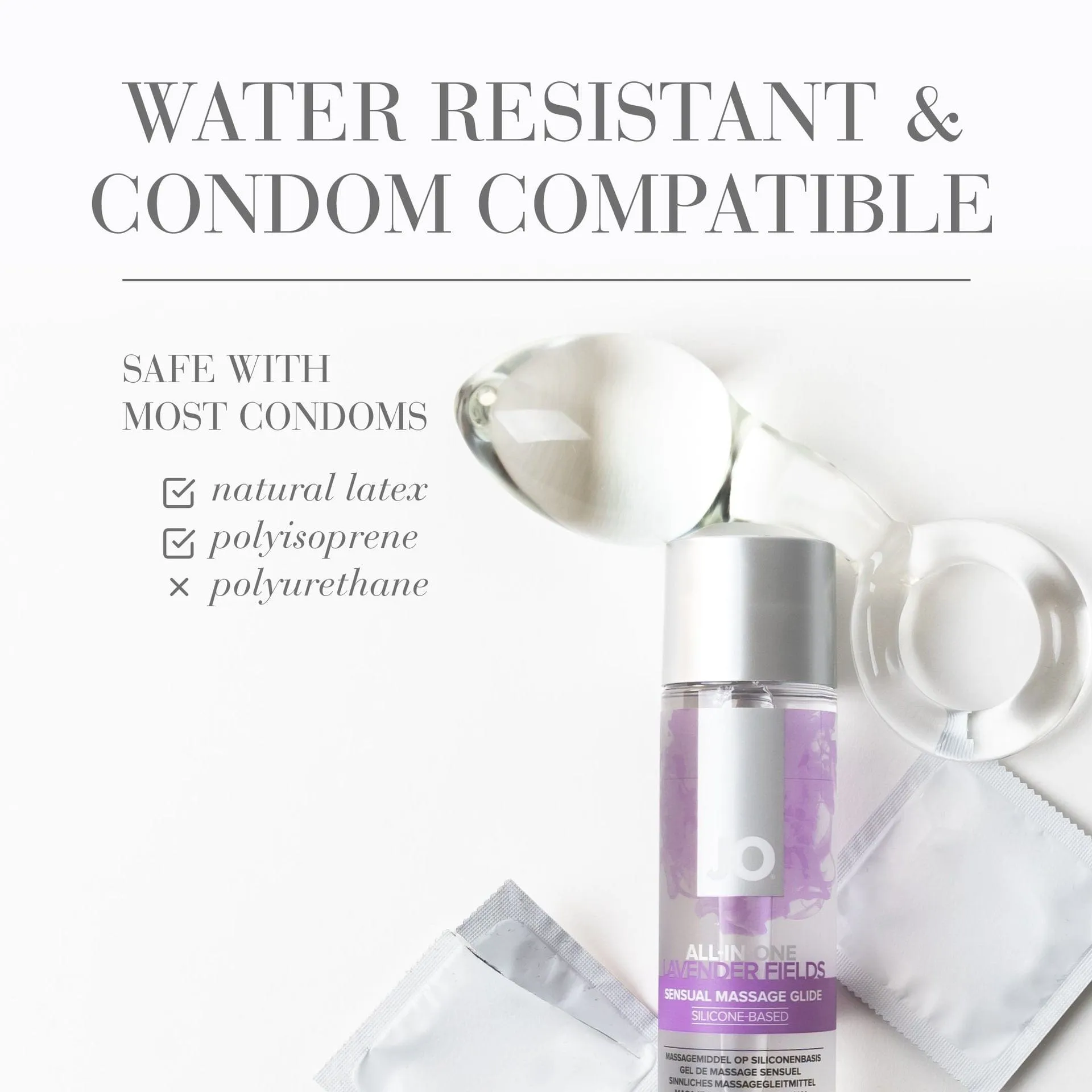 System JO - All in One Silicone Sensual Massage Glide Lavender Fields