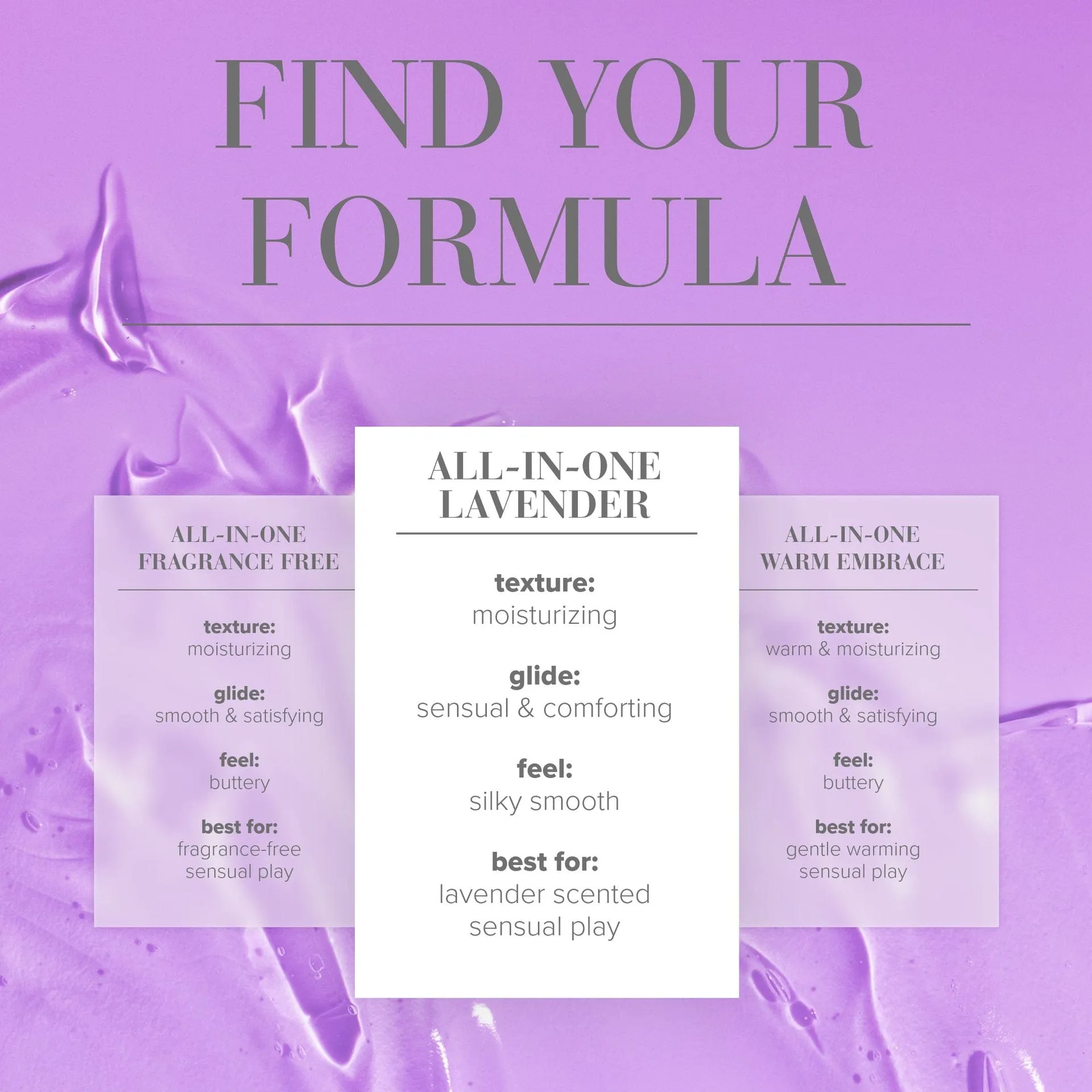 System JO - All in One Silicone Sensual Massage Glide Lavender Fields