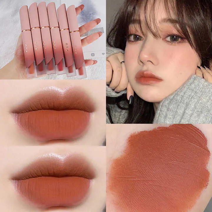 Wholesale Cruelty-Free Long-Lasting Silky Cup Non-Sticky Velvet Matte Lip Gloss Makeup Lipstickأحمر شفاه للمكياج بسعر الجملة خالي من القسوة يدوم طويلًا بكوب حريري غير لاصق ملمع شفاه مخملي مطفأ وكامد