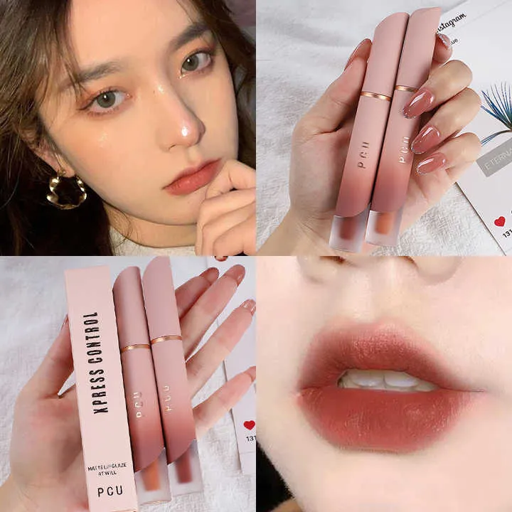 Wholesale Cruelty-Free Long-Lasting Silky Cup Non-Sticky Velvet Matte Lip Gloss Makeup Lipstickأحمر شفاه للمكياج بسعر الجملة خالي من القسوة يدوم طويلًا بكوب حريري غير لاصق ملمع شفاه مخملي مطفأ وكامد